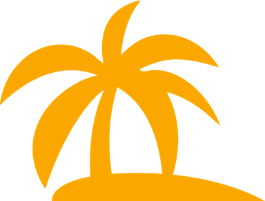 Decorative palm tree